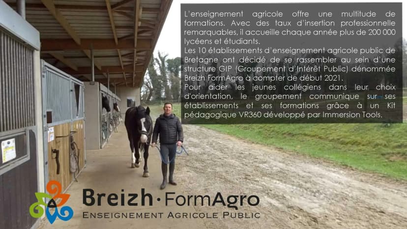 Formagro : la découverte des métiers agricoles en VR pour les lycéens du Grand Ouest