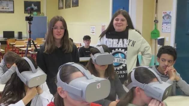 Ouest-France : le harcèlement scolaire vu par les 4e du Sacré-Cœur en VR