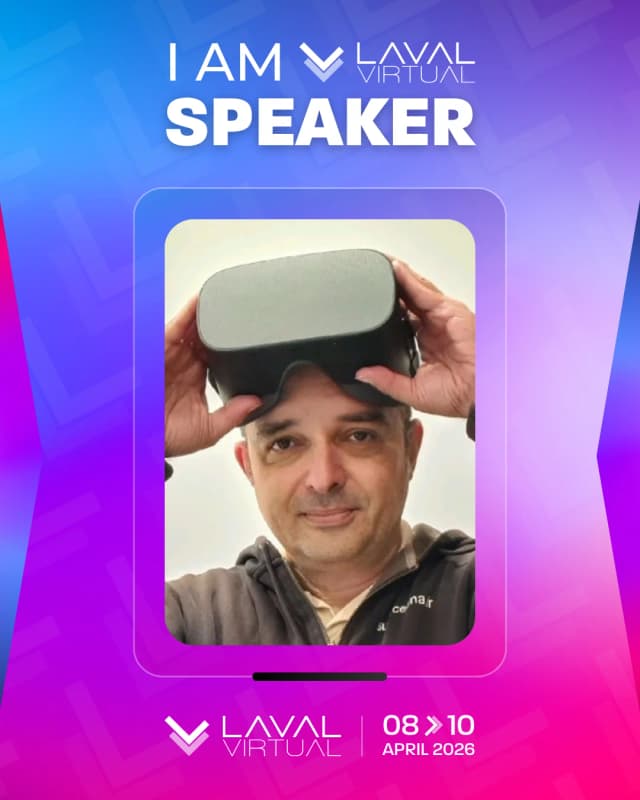Philippe de explorations360, speaker à Laval Virtual 2026