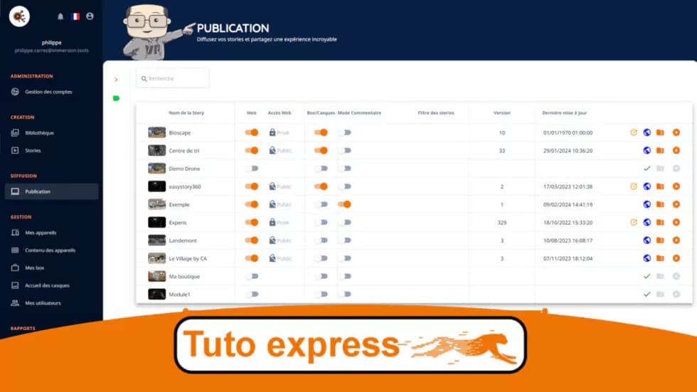 How to Publish a 360° Story on All Platforms