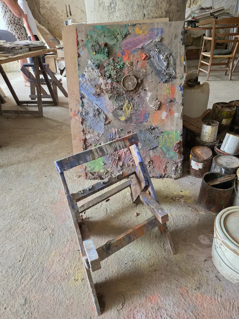 Palette de peinture d'Olivier Debré