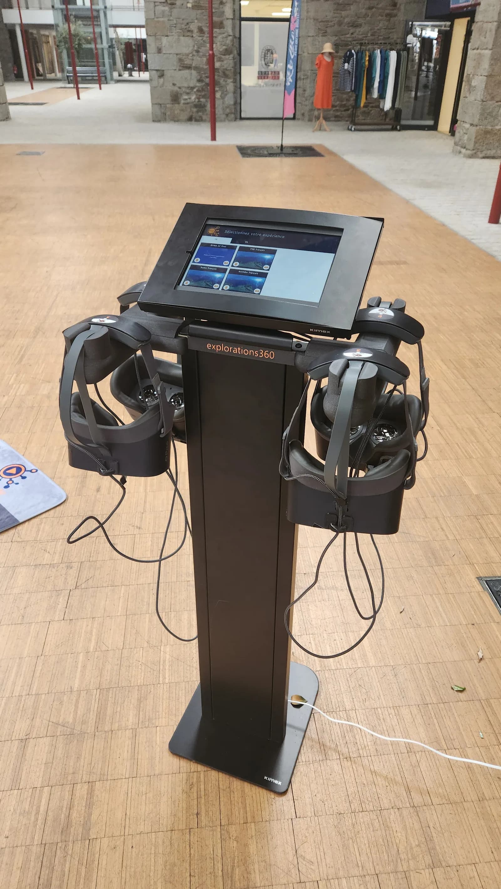 Borne VR easykiosk360 - vue complète