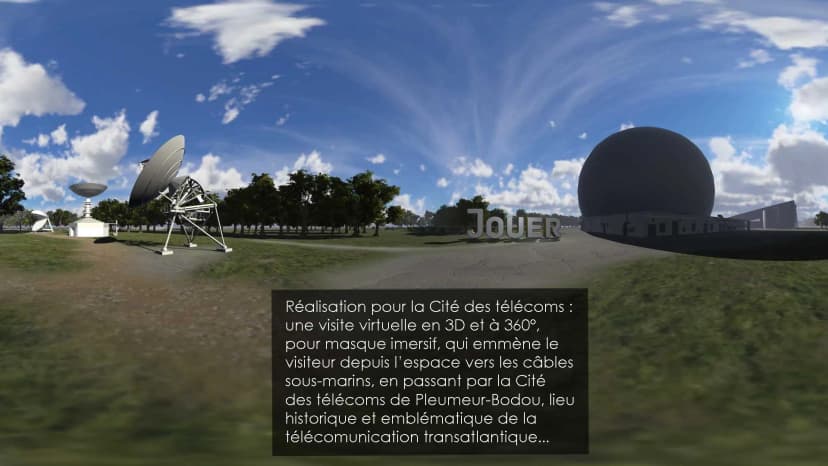 Première visite VR de la Cité des télécoms (2016)