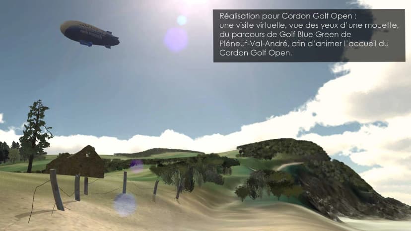 Visite VR du parcours de golf Pléneuf-Val-André