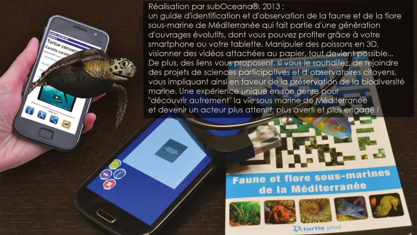 Guide AR faune & flore sous-marines de Méditerranée