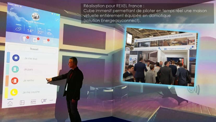 Cube immersif domotique Energeasyconnect