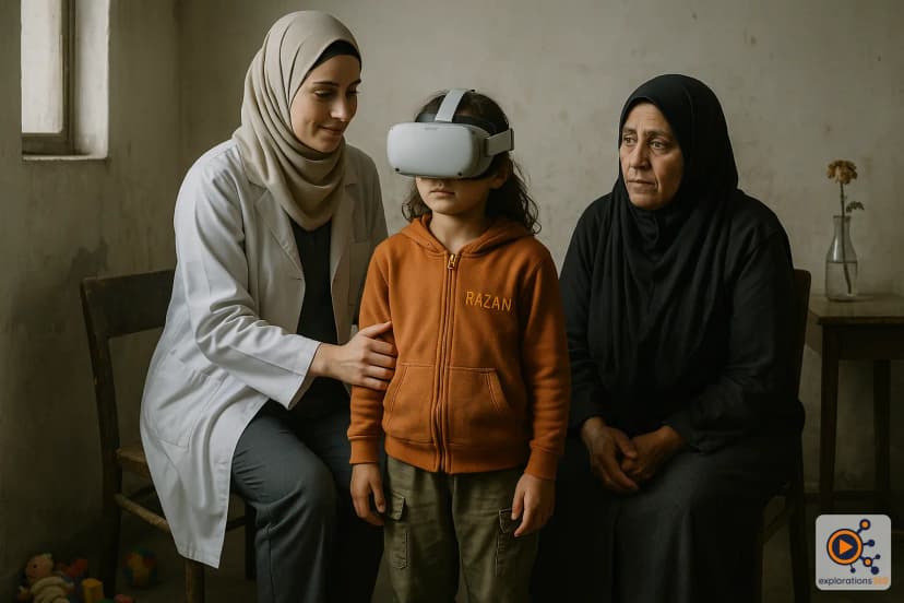 À Gaza, la VR comme bulle thérapeutique pour enfants blessés