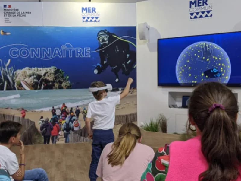 Découvrir le plancton grâce à la réalité virtuelle.