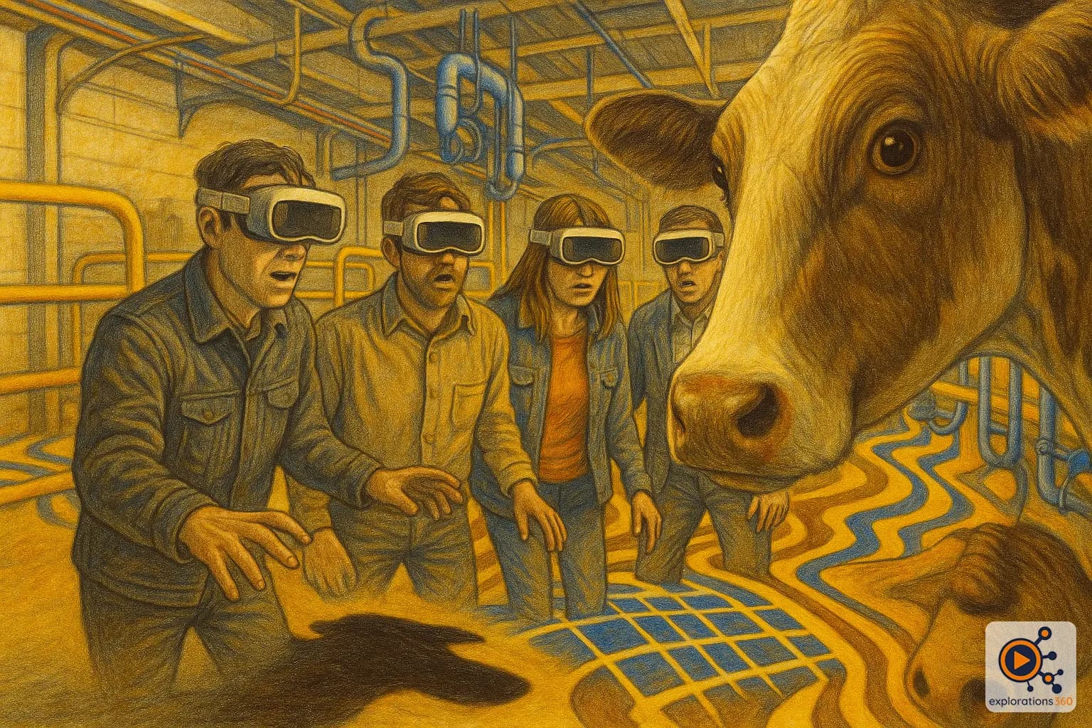 Voir le monde à travers les yeux d’une vache grâce à la XR