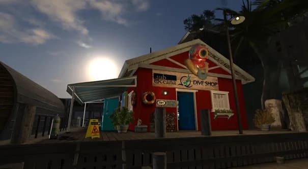 Un de nos magasins franchisés dans Second Life