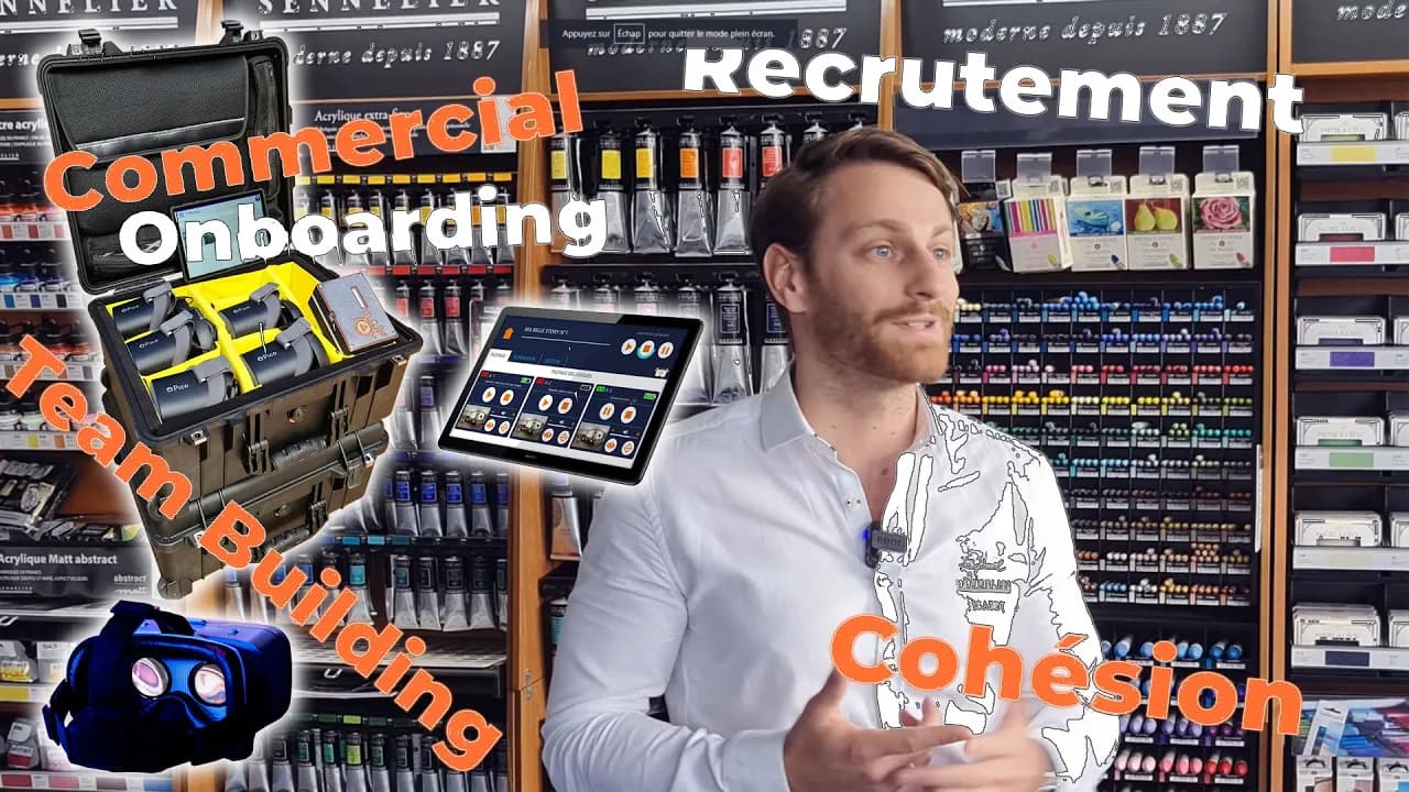 Quentin Le Bail présente le showroom virtuel Pinceaux Raphaël en réalité virtuelle