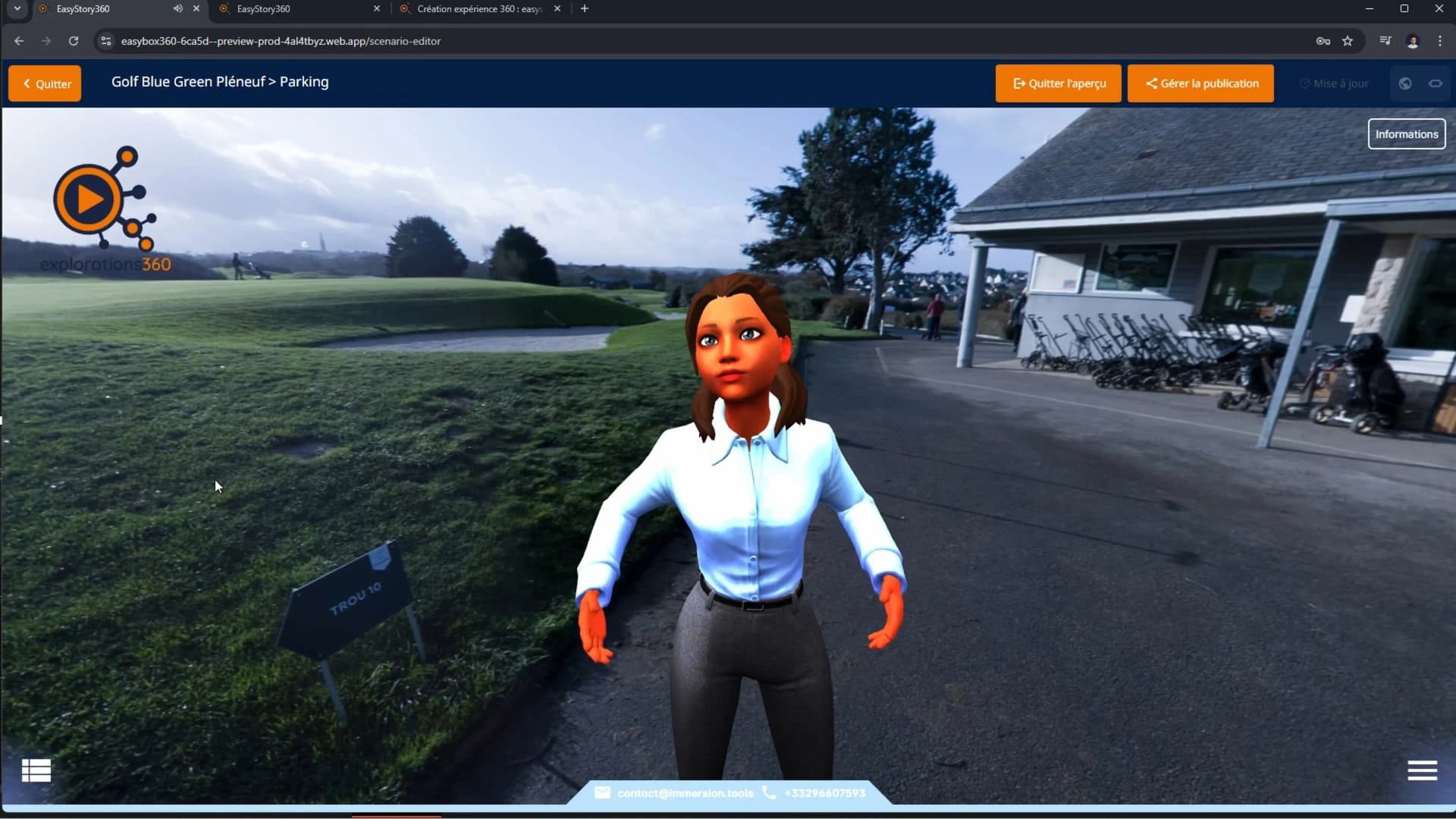 Présentation de l'interface easystory360 : le guide complet en vidéo