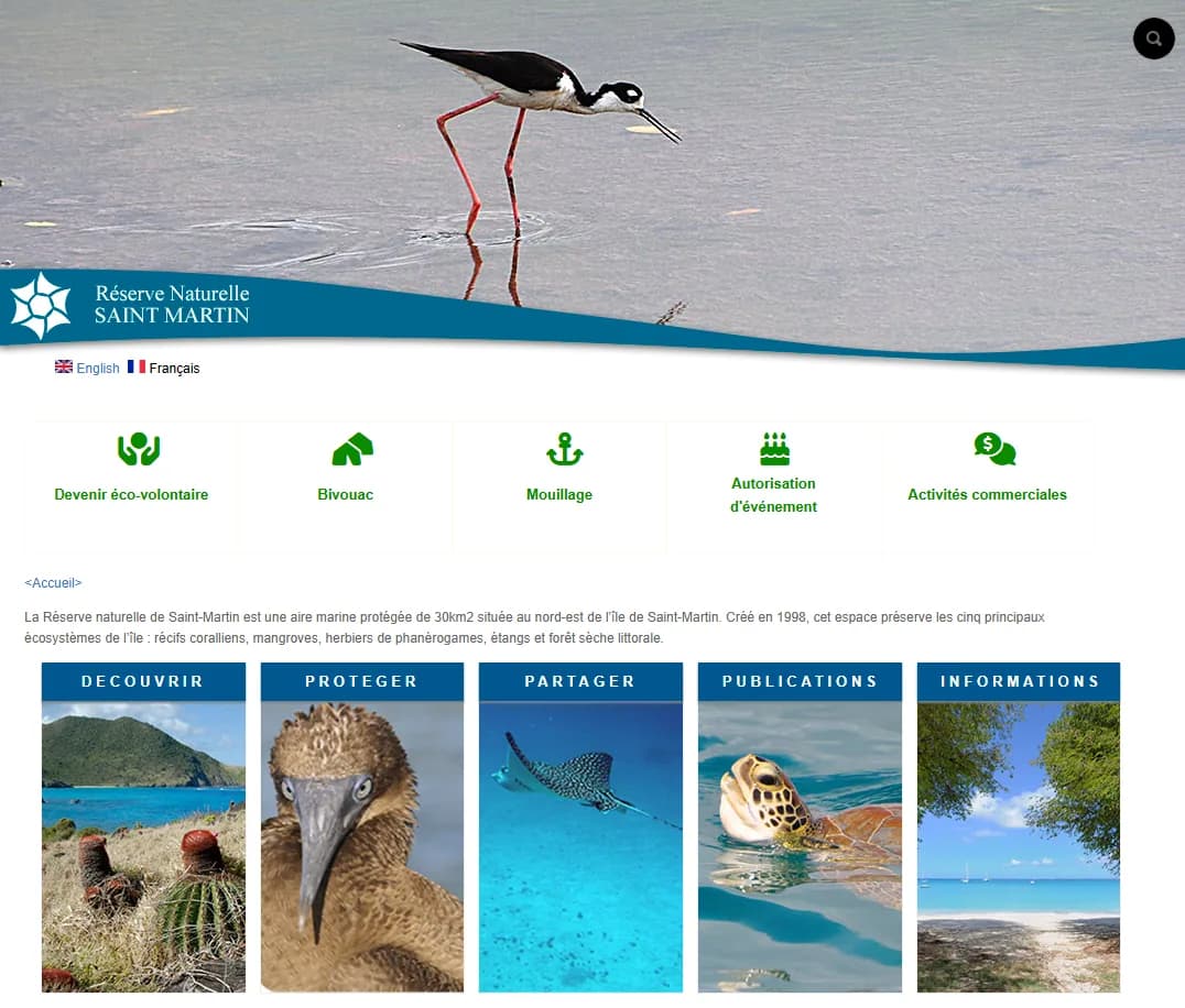 Reserve Saint-Martin : VR pour la sensibilisation environnementale