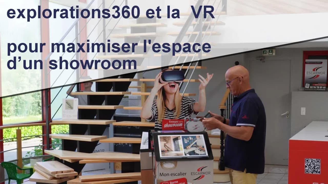 Showroom virtuel Escarmor - Escaliers en réalité virtuelle